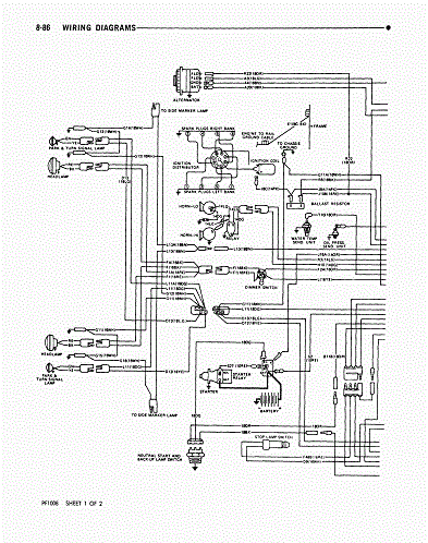 Dave's Place - 70-71 Dodge Class A Chassis Wiring Diagram