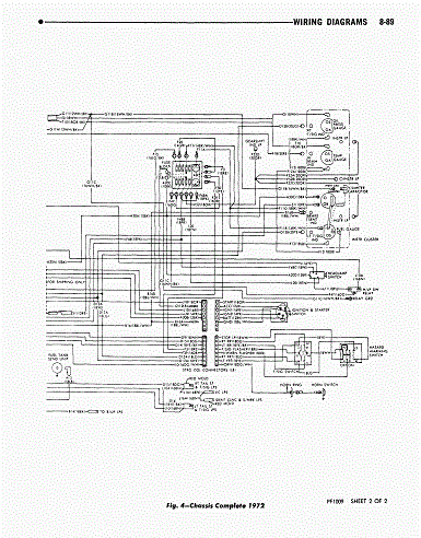 Dave's Place - 72 Dodge Class A Chassis Wiring Diagram Dodge Truck Wiring Schematics Daves Place