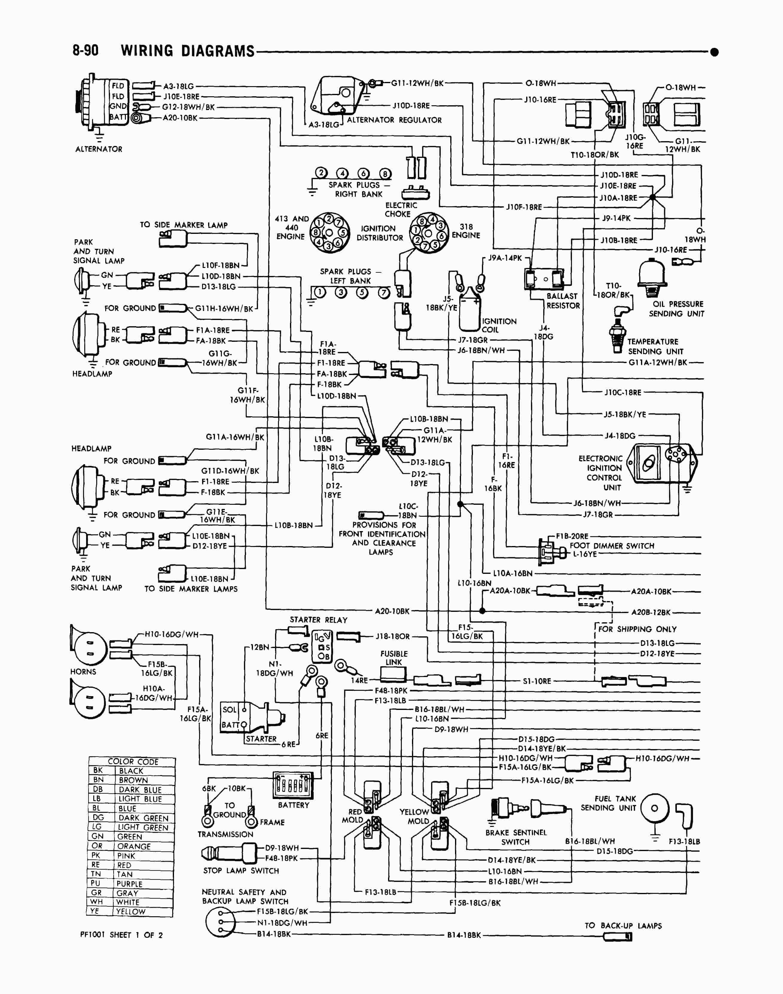 Dave's Place - 73 Dodge Class A Chassis Wiring Diagram Dodge Van Wiring Diagram Schematic Daves Place
