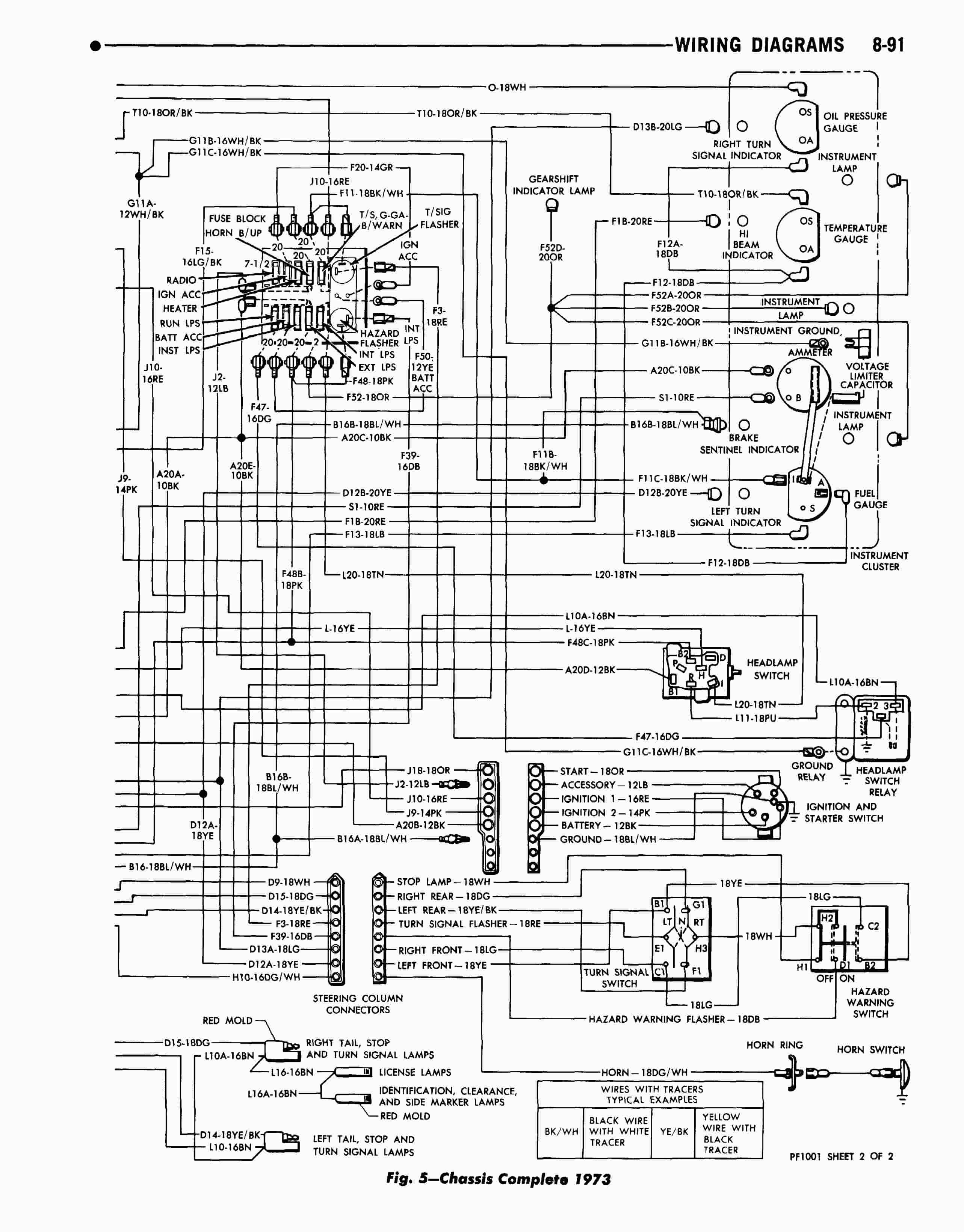 73 Dodge Class A Chassis Wiring Diagram